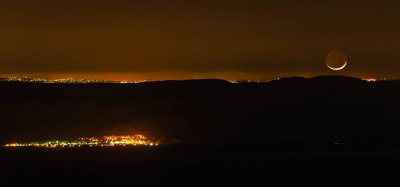 Mond über Jerusalem