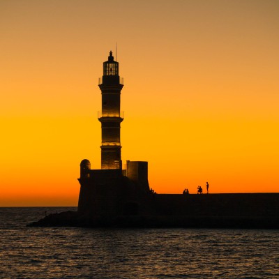 Sonnenuntergang Chania