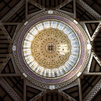 Dach der Markthalle