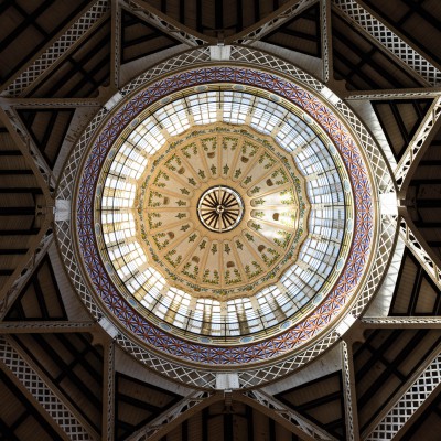 Dach der Markthalle